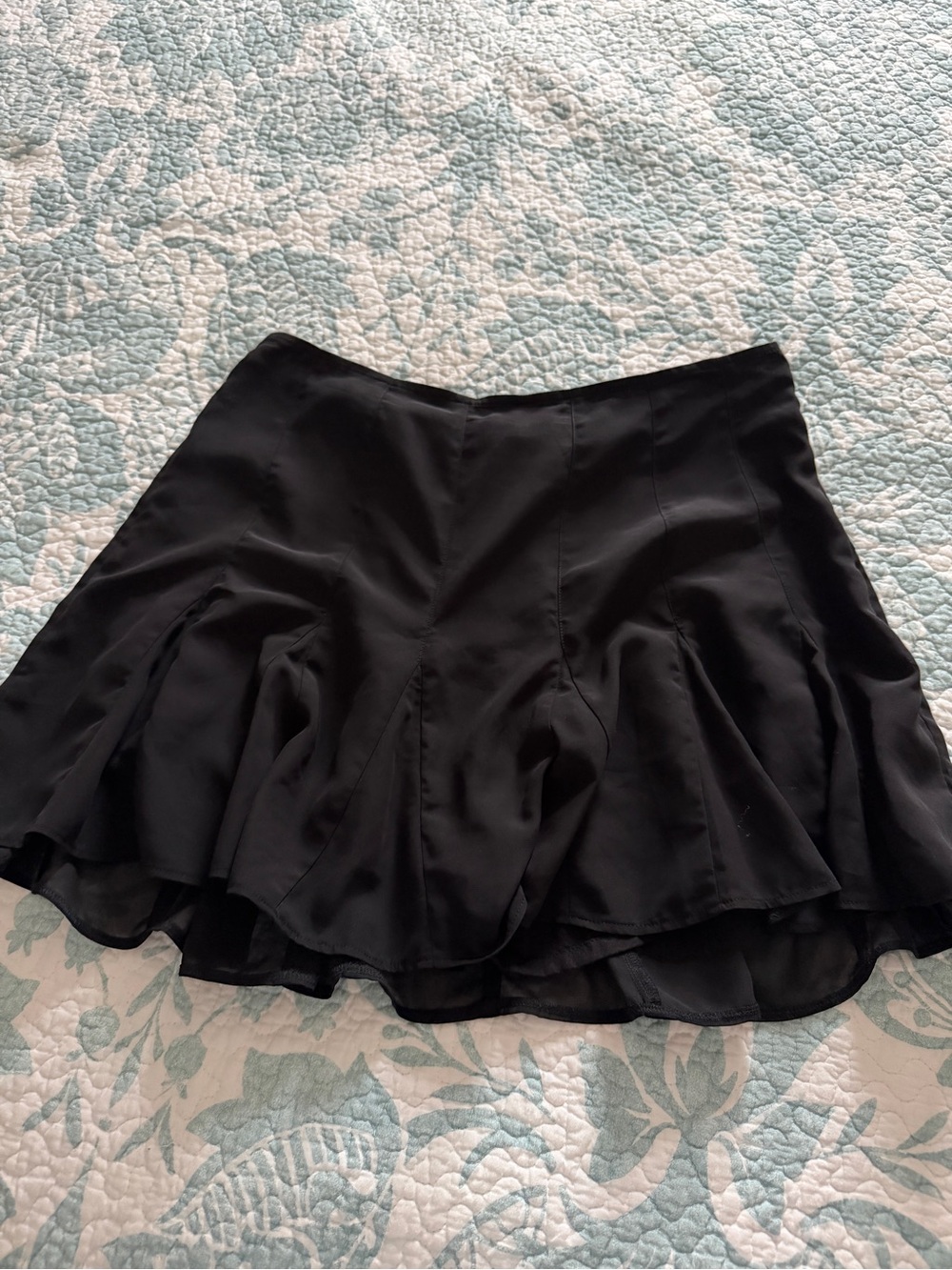 Hollister Black Circle Skater Mini Skirt